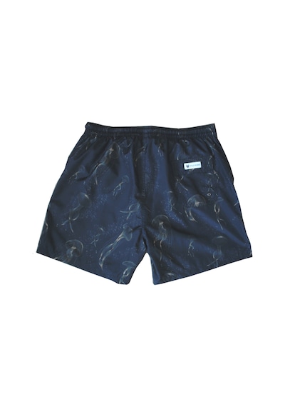 Wild Wood Garment Wild Wood "glow Jellyfish" Işıltılı Hızlı Kuruyan Erkek Deniz Şortu Füme