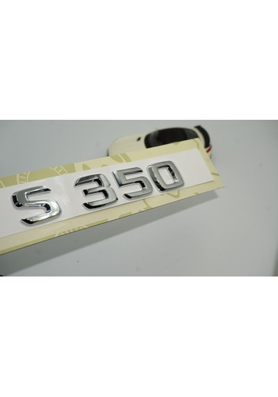 Mercedes Benz S350 Bagaj Krom Abs 3M 3D Yazı Logo