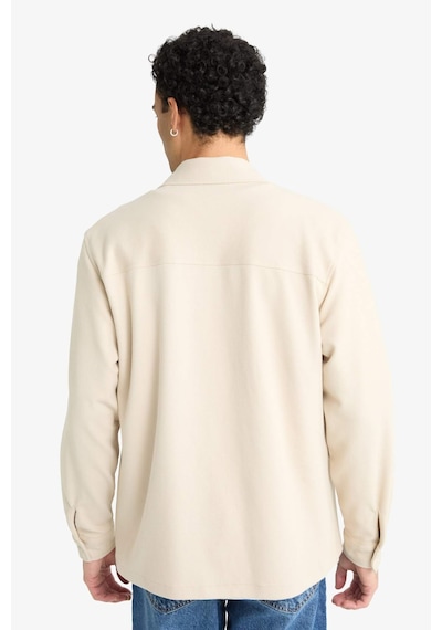 Defacto Regular Fit Twill Uzun Kollu Gömlek E7689ax25aubg359 Bej