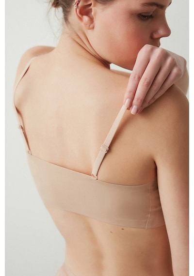Penti #İzbırakmaz Invisible Bej Dikişsiz Invisible Balensiz Bralet