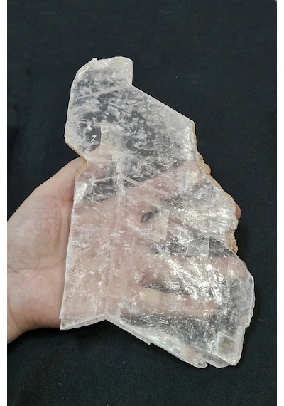 Saydam Jips Kristali Standlı Büyük Parça Gypsum Jk8