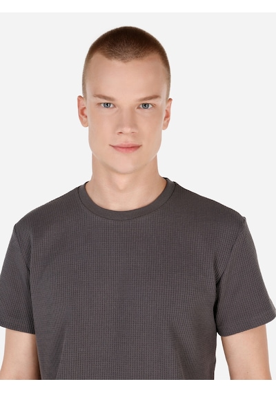 Colin's Colins Cl1072288 Q1.V1 Regular Fit Bisiklet Yaka Kısa Kol Erkek Tişört - Antrasit Colin's Colins Cl1072288 Q1.V1 Regular Fit Bisiklet Yaka Kısa Kol Erkek Tişört - Antrasit