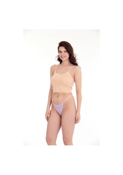 Sensu Kadın Ipli Brazilian Tanga 7'li Külot Set Karışık Renkler Kts3022 Model-5 Model5