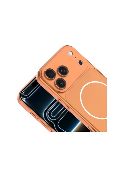 Apple Uyumlu iPhone 16 Pro Max Kılıf Zore M-safe Şarj Özellikli Kamera Korumalı Spark Kapak