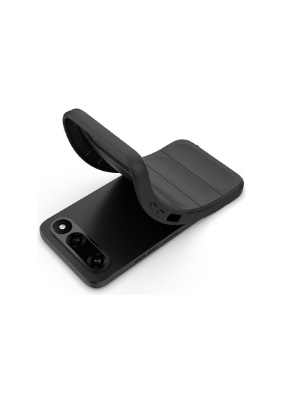 Maks Technology Tecno Spark 50 5g Kılıf Esnek Tpu Oyuklu Arka Yüzey Tasarımlı Mkst Etnik Silikon Kapak - Siyah