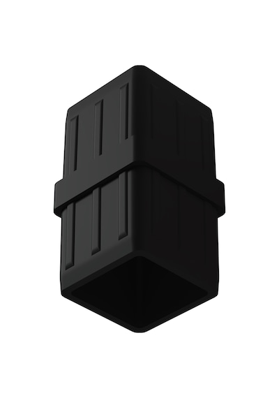 Cateksss 40x40 Mm Düz Boru Profil Ranza Ara Bağlantı Aparatı 1.5 Mm Siyah - 22 Li Paket