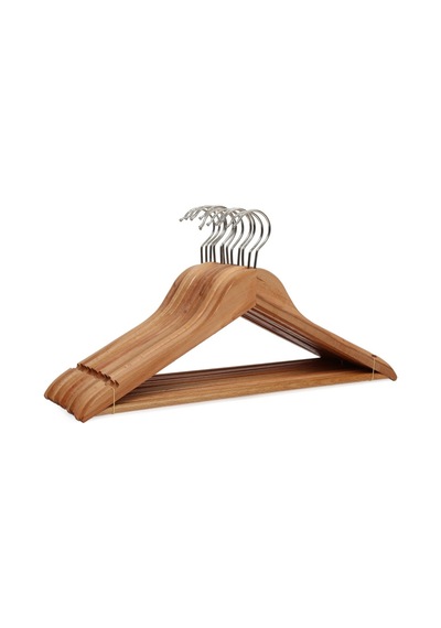 My Hanger 3'lü Ahsap Askı - 4 Adet Tarı Ahşap