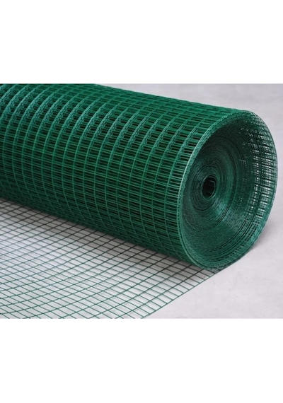 Çit PVC Kaplı Puntalı Yeşil Tel 25 Mt – 12x12 Göz Aralıklı