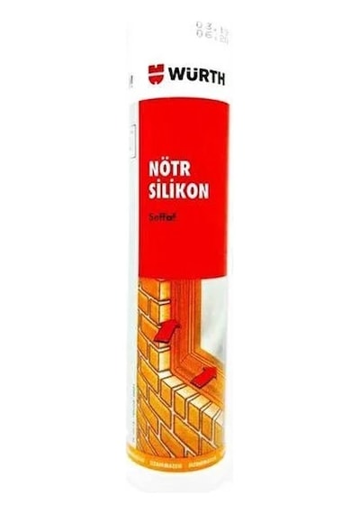 Würth Nötr Silikon -310 Ml.-şeffaf Diğer