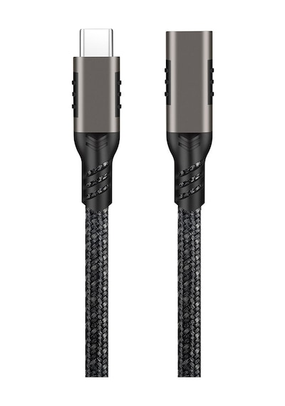 Type-c To Type-c Dişi Erkek 100w 20gbps 8k Ultra Görüntü Ve Ses Data Veri Uzatma Kablosu Yüksek Hızlı Şarj 2 Metre