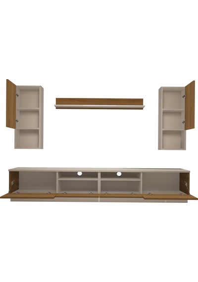 Decoraktiv Trendstyle 5220da Mdf Tv Ünitesi Tv Sehpası Beyaz - Pera