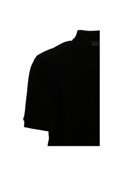 Erkek Polo Yaka Tişört Beyaz Slim Fit Ribanalı Kol T-shirt Ncs Jeans 1164-siyah Siyah