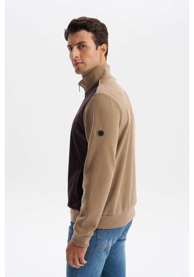 AR-MA Arma Erkek Regular Fit Selanik Kumaş Dik Yaka Fleto Cepli Basic Sweatshirt Kazak K30324698502 Füme - Gri AR-MA Arma Erkek Regular Fit Selanik Kumaş Dik Yaka Fleto Cepli Basic Sweatshirt Kazak K30324698502 Füme - Gri