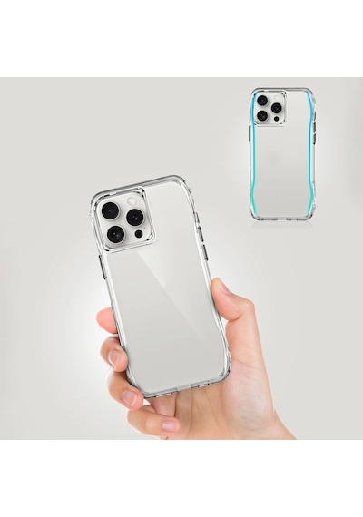 Apple Uyumlu iPhone 16 Pro Max Kılıf Airbagli Şeffaf Redclick İncek Kapak