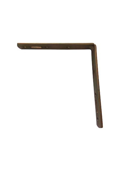 Cateksss Mobilya Dolap Köşe Bağlantı Sabitleme L Demir Gönye No:40 20x3x120x120 Mm - 45 Li Paket Altın