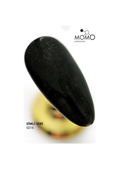 Kalıcı Oje S016, Hafif Simli Siyah, 14 Ml