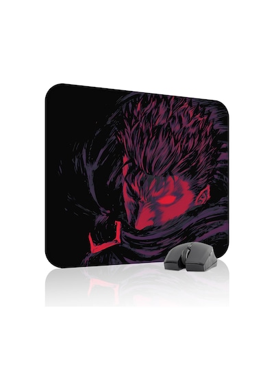 Berserk Kaymaz Dikişli Kauçuk Oyuncu Mousepad V5 - 48x40 Xl Gaming Mouse Pad Fare Altlığı