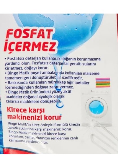 Matik Renkli 40 Yıkama Toz Çamaşır Deterjanı 1 X 6 Kg , 6000 G