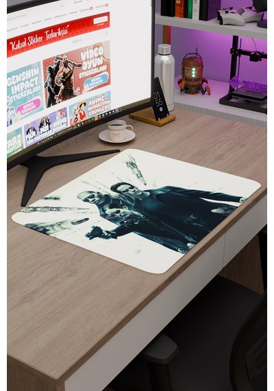 Matrix V1 48x40 Xl Gaming Kauçuk Kaymaz Taban Mouse Pad Fare Altlığı