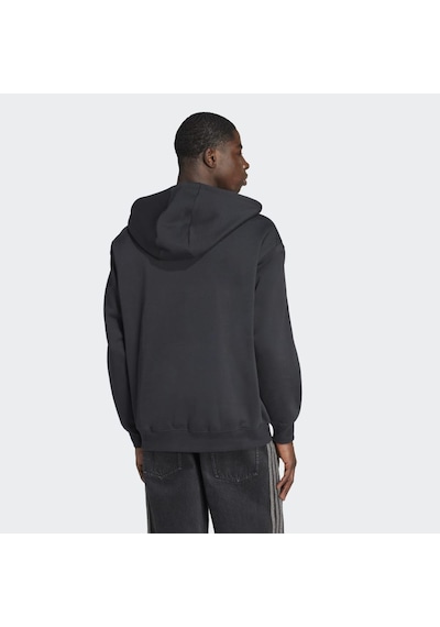 Adidas Jw8367 Baggy Fz Hoodıe Erkek Sweatshirt Siyah