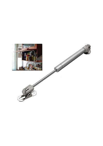 Dolap Gazlı Kapak Makas Piston Frenli 100n Gazlı Piston 1. Kalite Gümüş