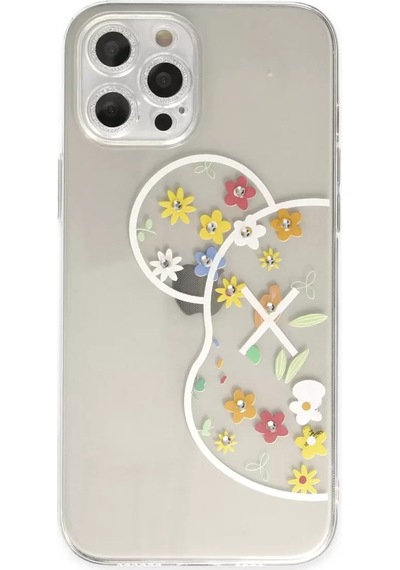 Newface Apple İphone 12 Pro Kılıf Lucky Silikon - Lucky 5 Şeffaf