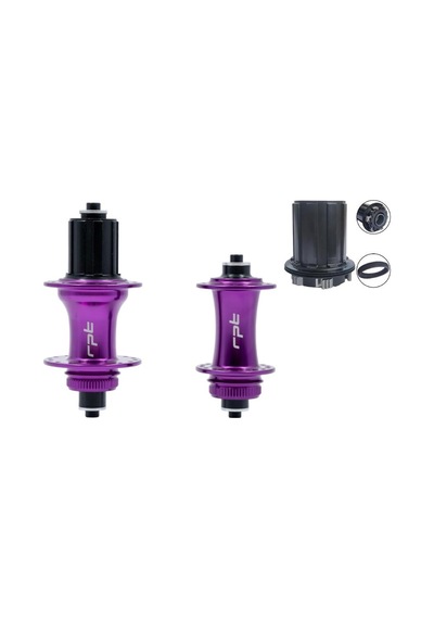 Raptor Ön Arka Göbek Seti 32 Delik Centerlock Disk Mor