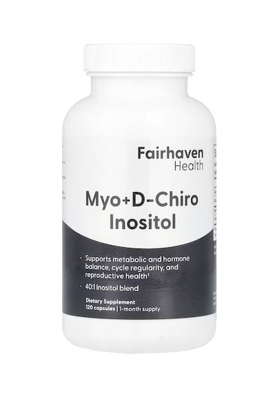 Fairhaven Health, Myo + D-chiro Inositol, 120 Caps