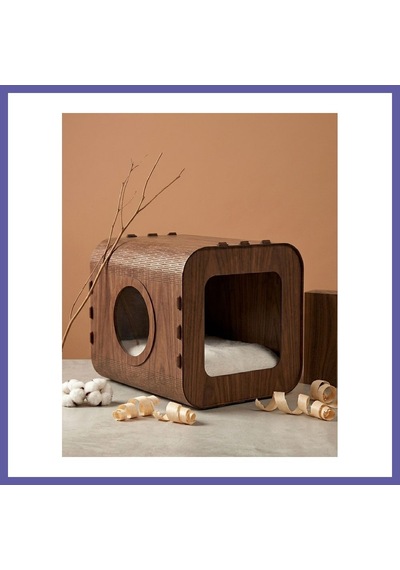 Bezos Özel Tasarım Nova Mdf Kedi Evi Nıda
