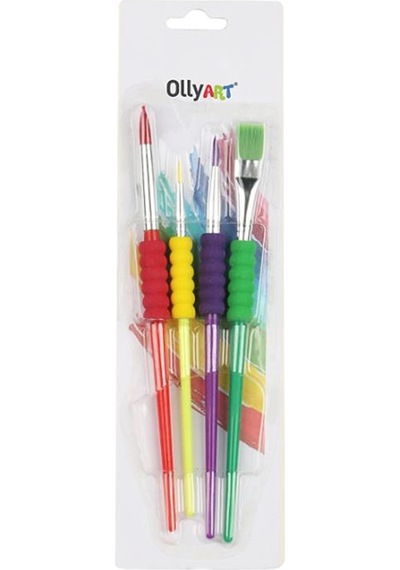 Carioca Ollyart Blisterli Sulu Boya Fırça Seti 4 Lü