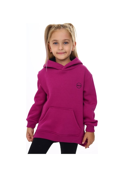 Toontoy Kız Çocuk Oversize Kapüşonlu Cepli Nakış Baskılı Yırtmaçlı Sweatshirt - 3 İplik Şardonlu Mürdüm Toontoy Kız Çocuk Oversize Kapüşonlu Cepli Nakış Baskılı Yırtmaçlı Sweatshirt - 3 İplik Şardonlu Mürdüm