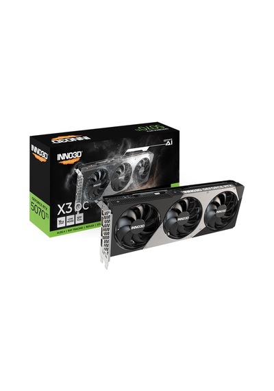 Inno3d Rtx5070ti X3 Oc 16gb 256bit Gddr7 3x Dp, Hdmı, Dlss 4, Nvıdıa Reflex 2 N507t3-16d7x-176068n Ekran Kartı