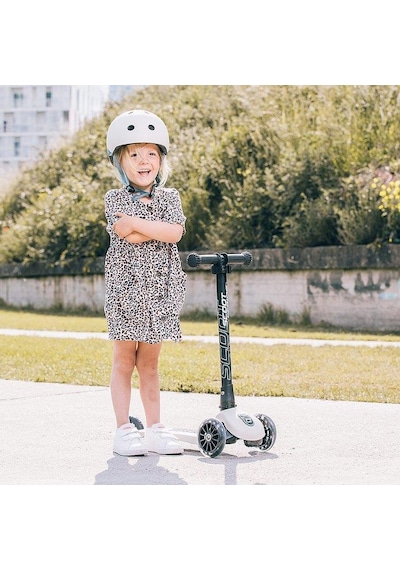 Scoot And Ride Helmet Çocuk Kaskı S-M Açık Gri 190605-96367