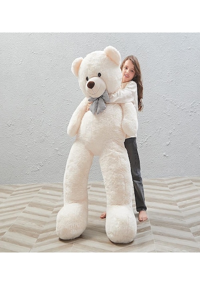 Sole 175 Cm Papyonlu Dev Boy Peluş Ayı - % 100 Yerli 001