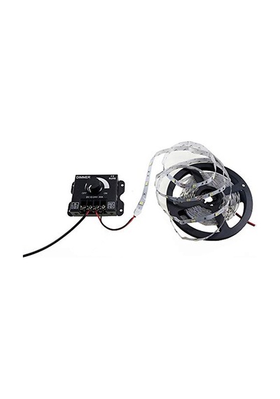 Dimmer Dc 12v-24v 30a Led Işık Bandı Regülatörü Led Şeritler İçin Işık Kontrolü Siyah Karartma Cihaz
