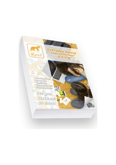 Rovi Everyday Parlak Fotoğraf Kağıdı - 230gsm - 50 Adet A4