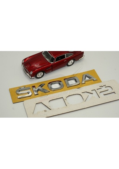 Skoda Bagaj Krom Abs 3M 3D Yazı Logo Amblem (549369393)