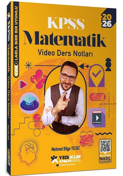 Yediiklim 2026 Kpss Atölye Serisi Matematik Video Ders Notları+soru Bankası Ve Yedi Adımda Temel Matematik Set