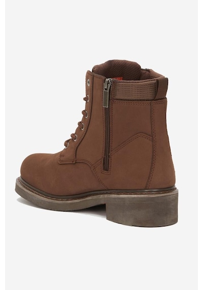 Harley Davidson Jim Hakiki Nubuk Deri Bot 36-40 Dark Brown Nubuk Kahverengi