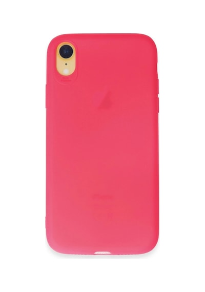 Apple Uyumlu   iPhone Xr Kılıf First Silikon - Pembe