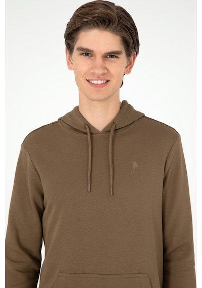 U.s. Polo Assn. Erkek Haki Sweatshirt 50295167-vr027 Haki