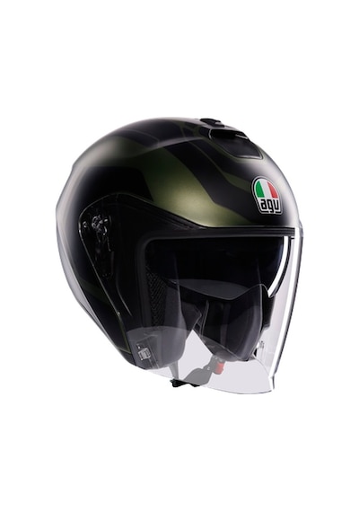 Agv Irides Sakai Motosiklet Kaskı Mat Yeşil - Siyah