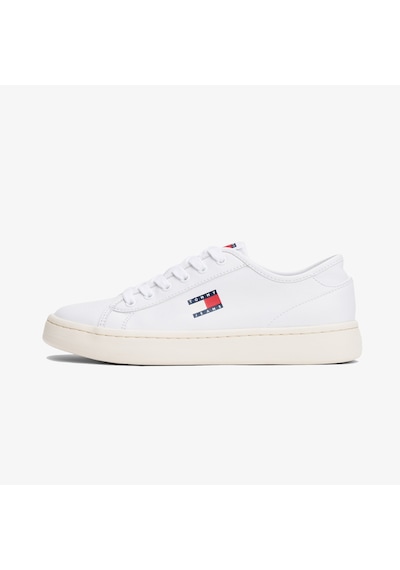Tommy Hilfiger Tommy Jeans Court Low Kadın Beyaz Spor Ayakkabı En0en02875 Beyaz
