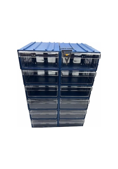 Sembol 101 Plastik Çekmeceli Kutu 122x85x41mm 30 Adet