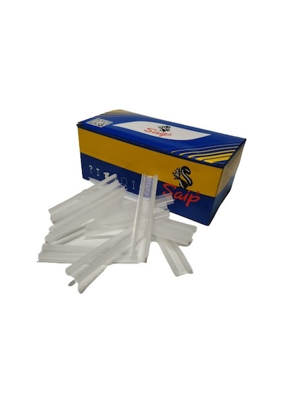 Saip  Etiketleme Plastiği Kılçık Şeffaf 35 MM 10.000'li