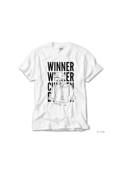 Pubg Winner Winner W Beyaz Tişört Beyaz