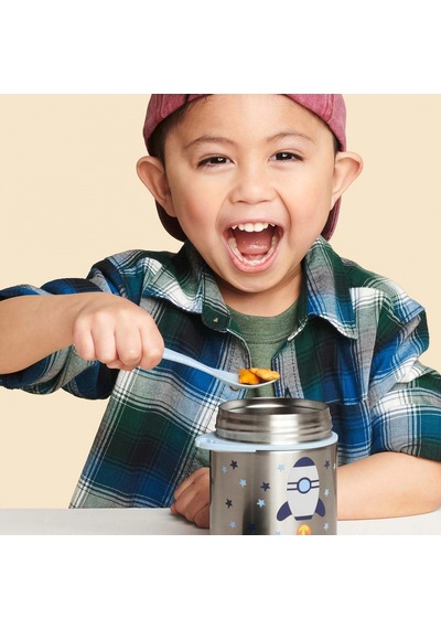 Skip Hop Zoo Paslanmaz Çelik Termos 325 Ml Roket Roket