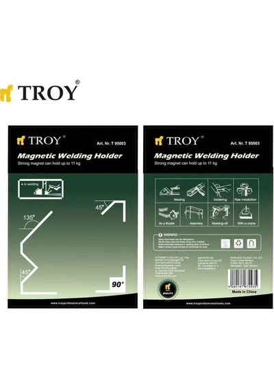Troy Roy 95003 Mıknatıslı Kaynak Tutucu. 11 KG