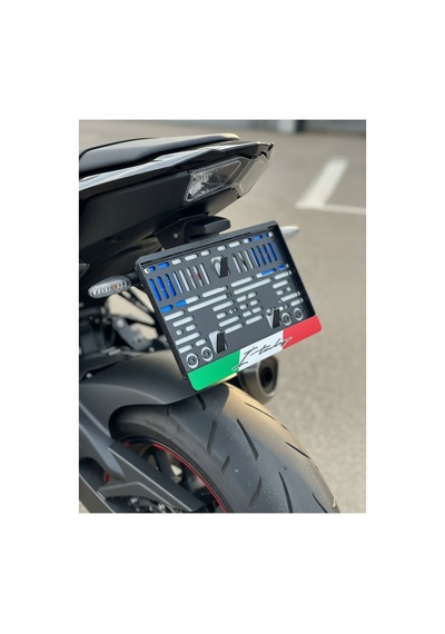 İtalya Motor Plaka Çerçevesi 1 Adet Esnek Plakalık Motor Plakalık