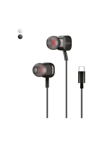 Linktech H16 Type-C Stereo Kulak içi Kablolu Kulaklık